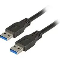 EFB Elektronik K5210SW.3 USB3.0 Anschlusskabel A-A,St.-St.,3,0m,schwarz,Premium