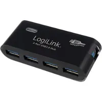 Logilink Hub USB 3.0 Super Speed avec alimentation, 4 ports