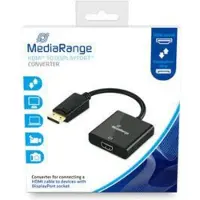 MediaRange MRCS175 HDMI Buchse/DP STecker 10 Gbit/s 15cm schwarz