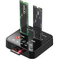 CoreParts USB3.2 Type-C 10Gbps M.2 SATA/NVMe SSD Clone Docking