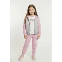 Nike Kids Set gris foncé / rose / pitaya / blanc