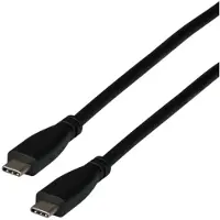 EFB Elektronik USB4.0 20Gbit Anschlusskabel Typ-C Stecker,2m, schwarz