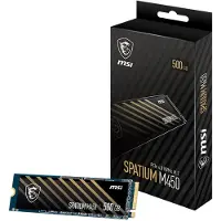 MSI Spatium M450 PCIe 4.0 NVMe M.2 500 Go PCI Express 4.0 3D NAND