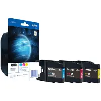 Brother LC1280XLRBWBP - Cyan - Magenta - Gelb - 3 Stück(e) - 1200 Seiten - Multipack