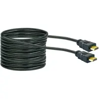 Schwaiger HDM150 013 Câble HDMI 15 m HDMI type A (standard) Noir (15 m), Câble vidéo, Noir, Or