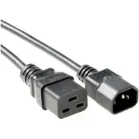 Salicru PE0191420 Câble de transmission Noir 2 m C19 femelle C14 femelle