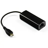 Microconnect USB Micro to Ethernet, noir
