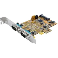 EXSYS Carte PCIe 2S série RS-232/422/485, POS réglable (set de puces FTDI)
