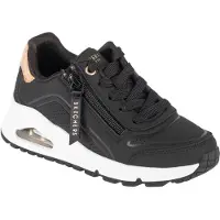 SKECHERS Baskets 'Uno Gen1 - Zip And Stride' noir