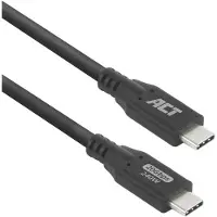 ACT AC7420, 0.5 m, USB C, USB4 Gen 2x2, 20 Gbit/s, Noir