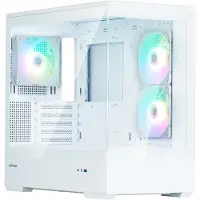 Zalman Case P30 V2 MicroATX Mini Tower 3 FansRGB White