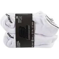 ANMAR Skechers 6pk Uni 1/2 Terry Crew Socks S118210-WHT