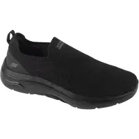 SKECHERS Hommes, Baskets, Go Walk Arch Fit 2.0 - Noir, Noir, (39.5)