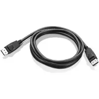 Lenovo DisplayPort — DisplayPort (1.80 m), Câble vidéo, Noir