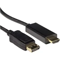 ACT Ak3991 Displayport To Hdmi Cable 3.00 M Doré