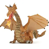 Papo 38938 Dragon deux tetes or