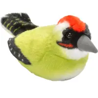 Vivara Pic vert 17 cm Oiseau avec voix