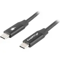 Lanberg CA-CMCM-40CU-0010-BK USB-C M/M USB2 Kabel 1,0m QUICK CHARGE 4.0 schwarz