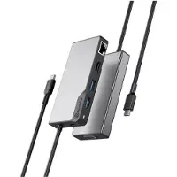 Alogic UCFUPRGVV2-SGR HUB USB-C 6 en 1 HDMI/USB-A/VGA/Ethernet