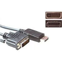 ACT Eminent 1.8m DisplayPort/DVI -D 1.8m DisplayPort DVI-D noir (1.80 m), Câble vidéo, Noir