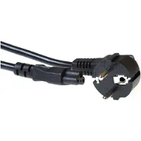 ACT Powercord connecteur de courant CEE7/7 mâle (angle)