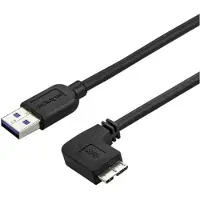 StarTech.com .com USB3AU50CMRS câble USB 0,5 m USB 3.2 Gen 1 (3.1 Gen 1) USB A Micro-USB B Noir