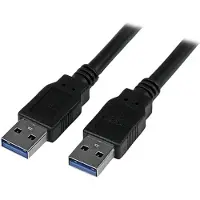 StarTech.com 10ft Black SuperSpeed USB 3.0 Cable A/A