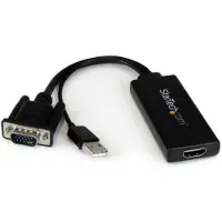 StarTech.com Adaptateur avec USB Startech Portable VGA vers HDMI