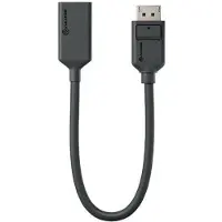 Alogic Elements Displayport To HDMI (HDMI, 20 cm), Adaptateur données + vidéo, Noir