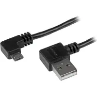 StarTech.com .com Câble USB A vers Micro B de 1 m avec connecteurs coudés à angle droit - M/M - Noir