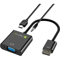 Techly IDATA-HDMI-VGA2AU HDMI zu VGA Konverter mit Audio und Micro-USB