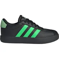 Adidas Chaussures - VL Court 3.0 K - Noir/Vert écran - - 29 - Chaussures