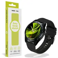 Mobile Origin Easy Strap Watch 20mm Black (20 mm, Silicone), Sangles de montre, Noir