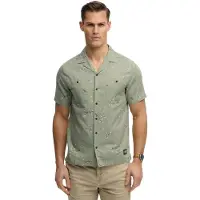 Superdry Printed Beach Short Sleeve Shirt Vert 3XL Homme