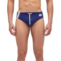 Sundek Tricolour Detail Swimming Brief Bleu M Homme