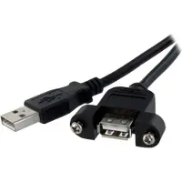 StarTech.com .com Câble USB Montage sur Panneau A Femelle vers A Mâle - 91 cm
