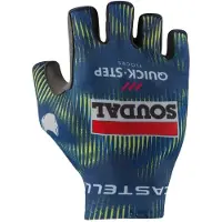 Castelli Competizione Soudal Quick-step 2026 Short Gloves Bleu L