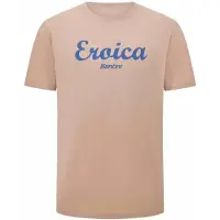 Santini Eroica Cipressi Short Sleeve T-shirt Beige L