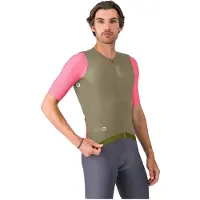 Castelli Corretto Short Sleeve Jersey Marron L Homme