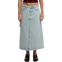 Superdry pour femme. W7210406A Jupe Denim Cargo Maxi bleu (XL), Casuel, Coton