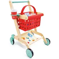 Hape My Shopping Cart And Basket Rouge Enfants