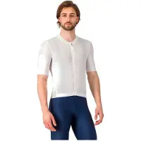 Castelli Maillot Espresso 2 Manches Courtes Blanc, Taille M