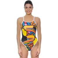 Turbo Tucan Swimsuit Multicolore 4XL Femme