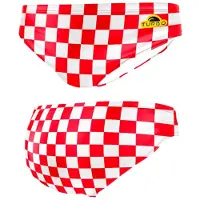 Turbo Squares Wp Swimming Brief Rouge XL Homme