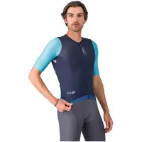 Castelli Corretto Short Sleeve Jersey Bleu M Homme