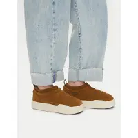 Moon boot - Chaussons rembourrés - Park Soft Suede Cognac - Taille 42 - Marron
