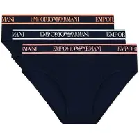 Emporio Armani pour homme. EM000258_AF20669 Set 3 Core Logobanda navy briefs (XL), Homewear, Coton, Marine