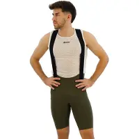 Santini Plush Bib Shorts Vert 4XL Homme