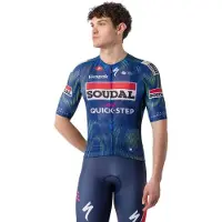 Castelli Climber´s A/c Soudal Quick-step 2026 Short Sleeve Jersey Bleu M Homme