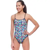 Turbo Origami Thin Strap Swimsuit Multicolore 4XL Femme